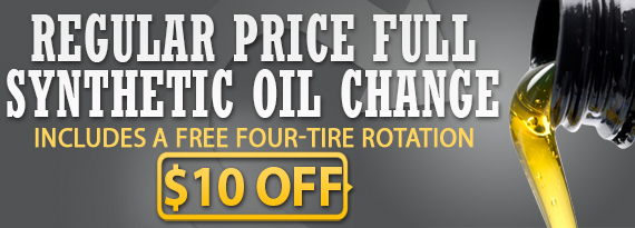 10 Off - Synthetic Oil Change
